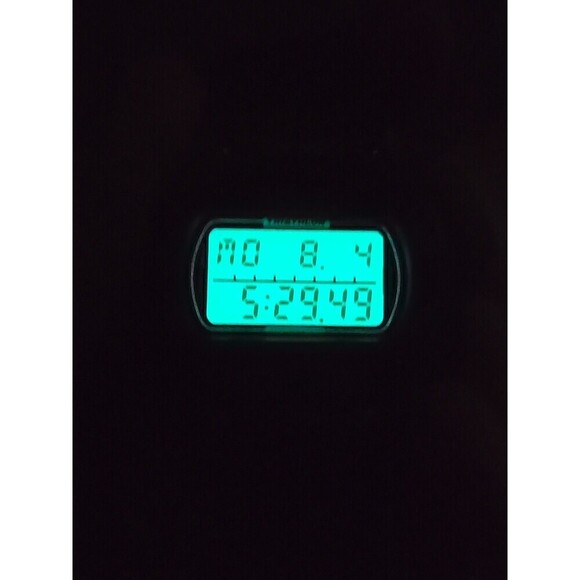 Timex Ironman Triathlon 8 Lap Indiglo 100M Digital Watch New Battery Nylon Strap - Picture 2 of 10